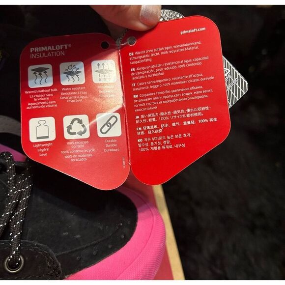 VANS sk8-hi top MTE-2 Dip black pink lace up shoes boots women’s 8 new - Picture 7 of 9